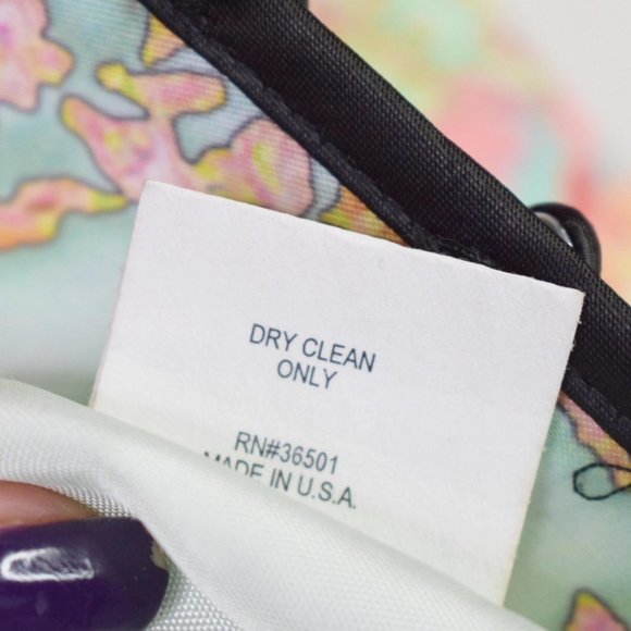 Monaco Nights Asian Inspired Watercolor Jacket L - Picture 5 of 7